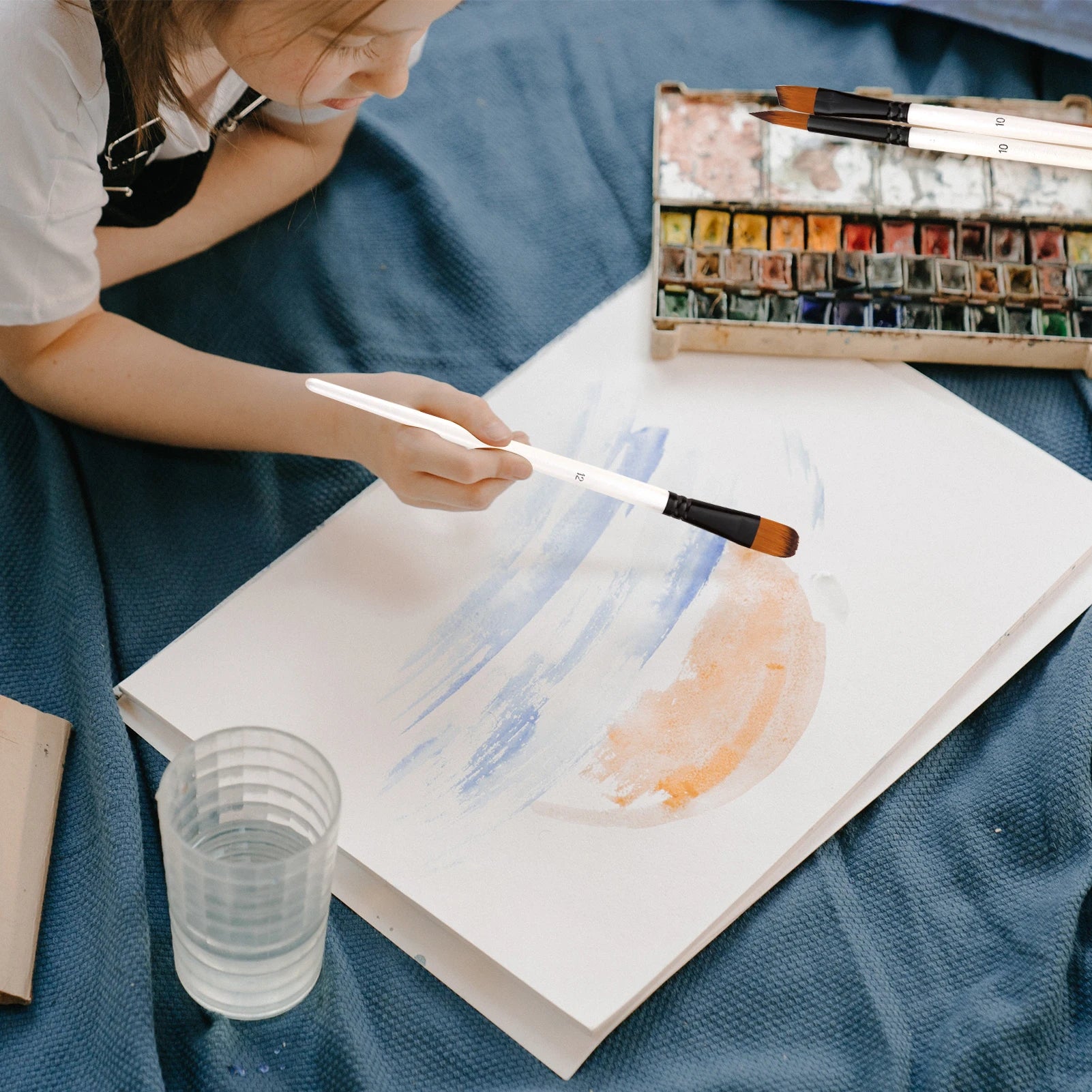 24pcs Draw Paint Brushes Set Kit