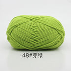 40-50g/Set 4ply Milk Cotton(80%) Knitting Yarn