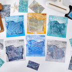 20pcs Flowing Light Wave Shadow Series Wave Theme PET Stickers