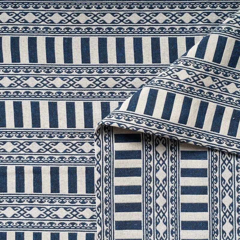 Dyed Ethnic Style Cotton Linen Fabric