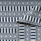 Dyed Ethnic Style Cotton Linen Fabric