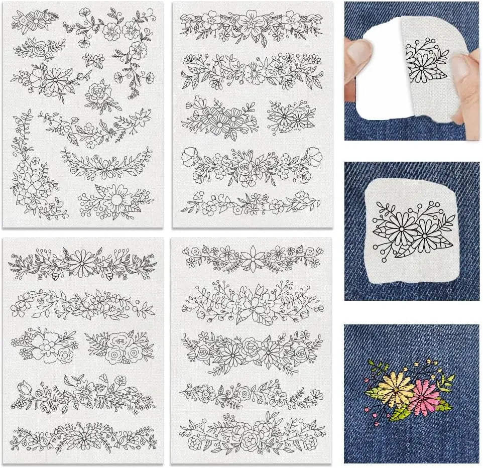Water Soluble Embroidery Stabilizers Letter Patterns