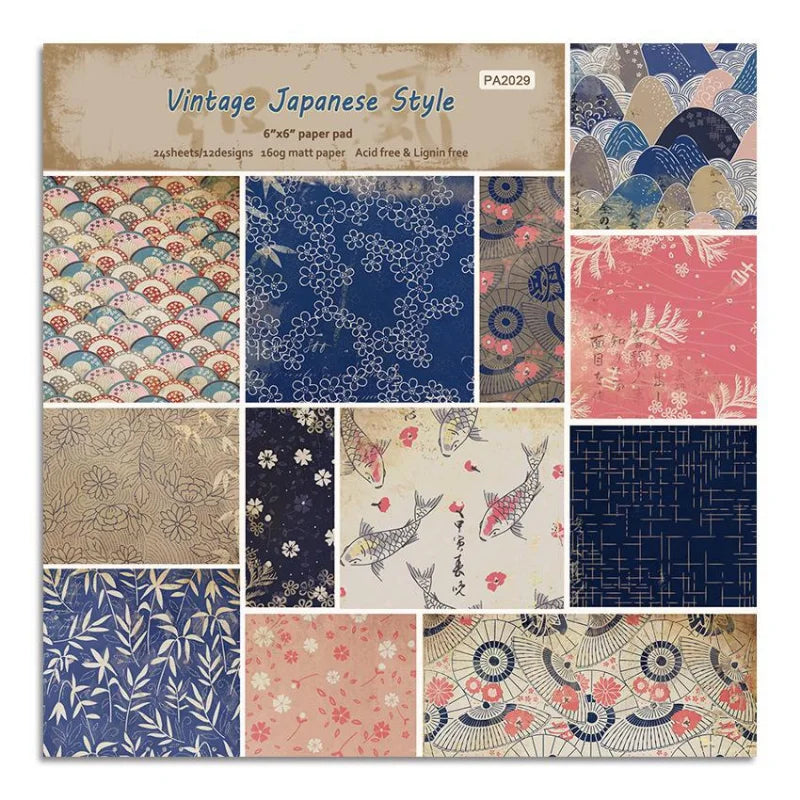 Wall Texture Scrapbook Paper Pad 6x6