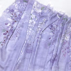 Chiffon Fabric Chinese Landscape Printing