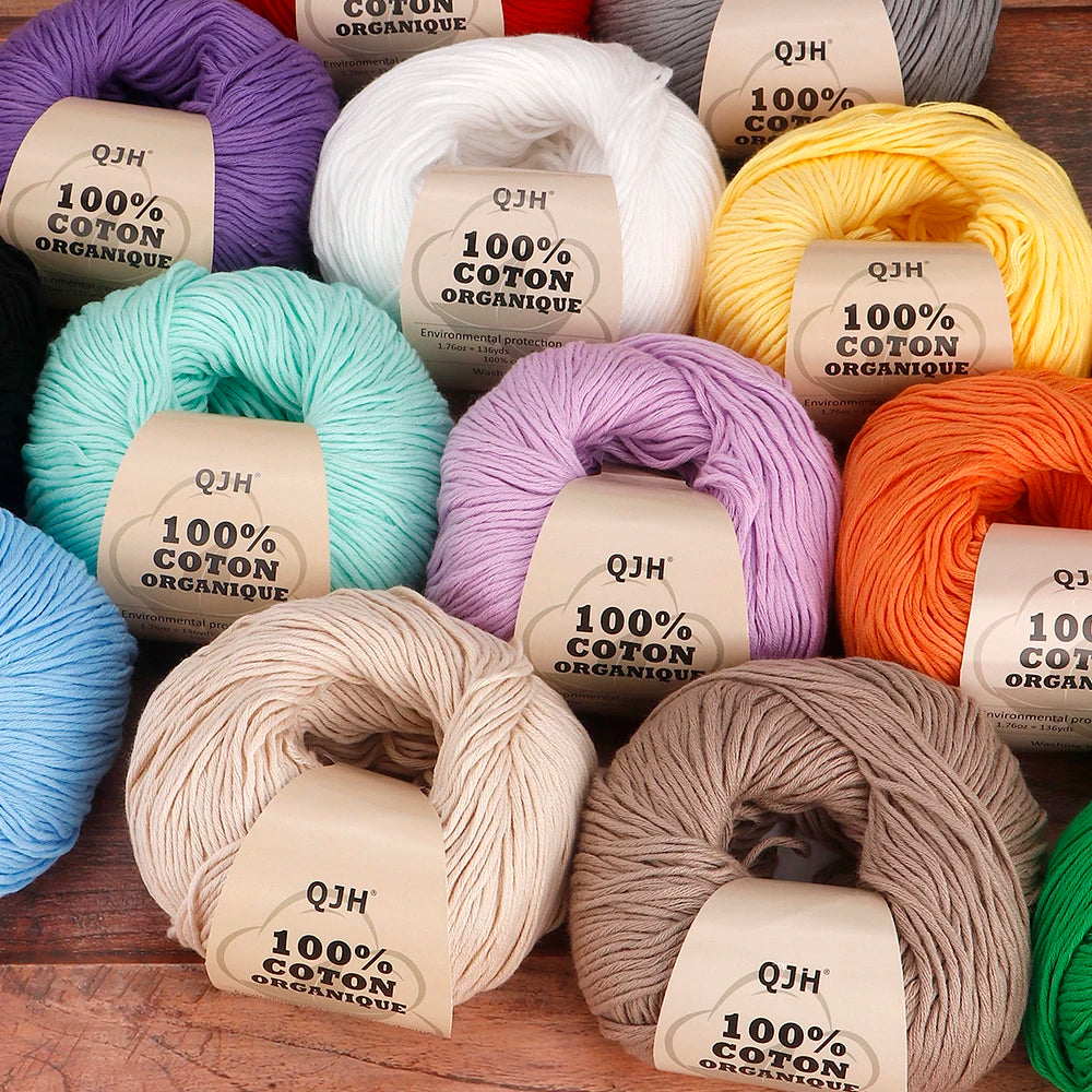 6pcs Cotton Soft Breathable Yarn