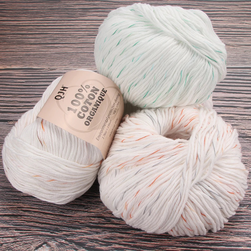 10PCS 100% Organic Cotton Yarn