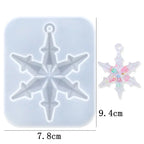 Silicone Snowflake Mold Handmade Jewelry Making