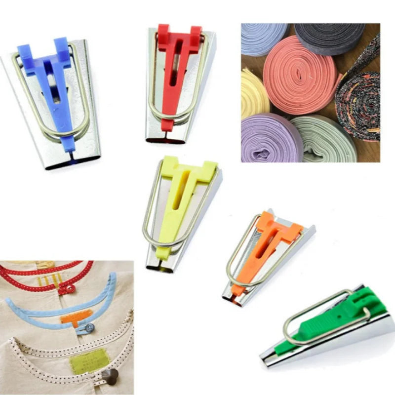 Quilting Edging Device 6mm/12mm/18mm/25mm Bias Tape Maker Binding Tool