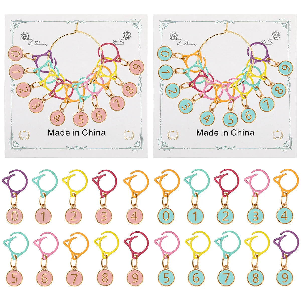 10pcs/Set Handmade Knitting Stitch Markers