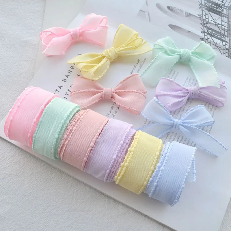 1 yard spring colored ribbon