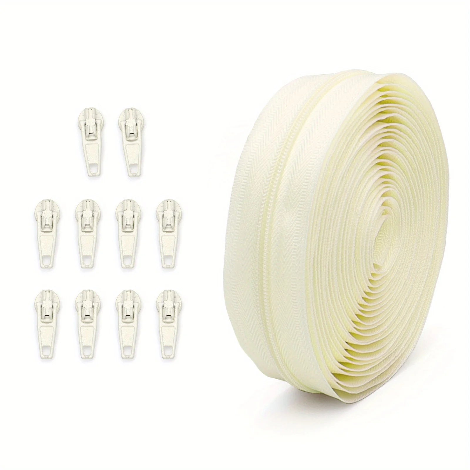 solid color nylon zipper