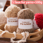 Faux Fur Yarn for Knitting