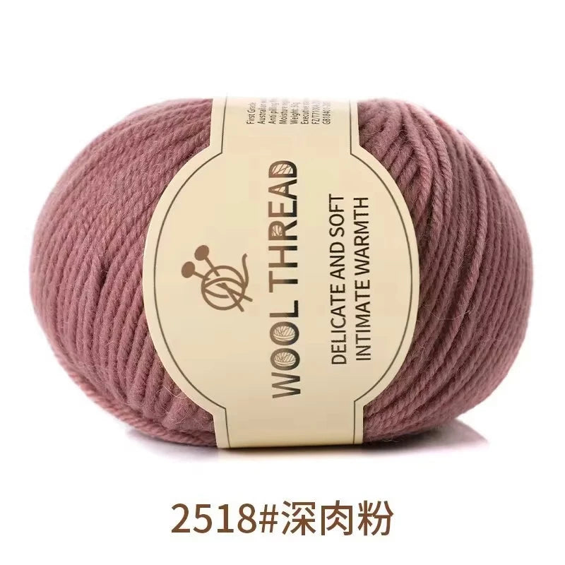 Medium Thick Wool Cashmere Yarn