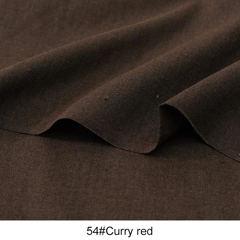 0.5m/1m/2m Faux Cotton Linen Fabric