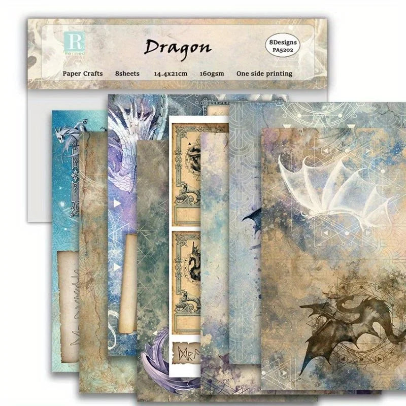 Dragon Scrapbook Paper Pad