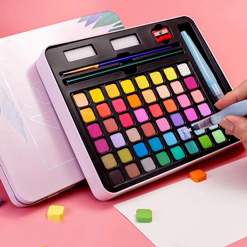 Watercolor Painting  48 Colors