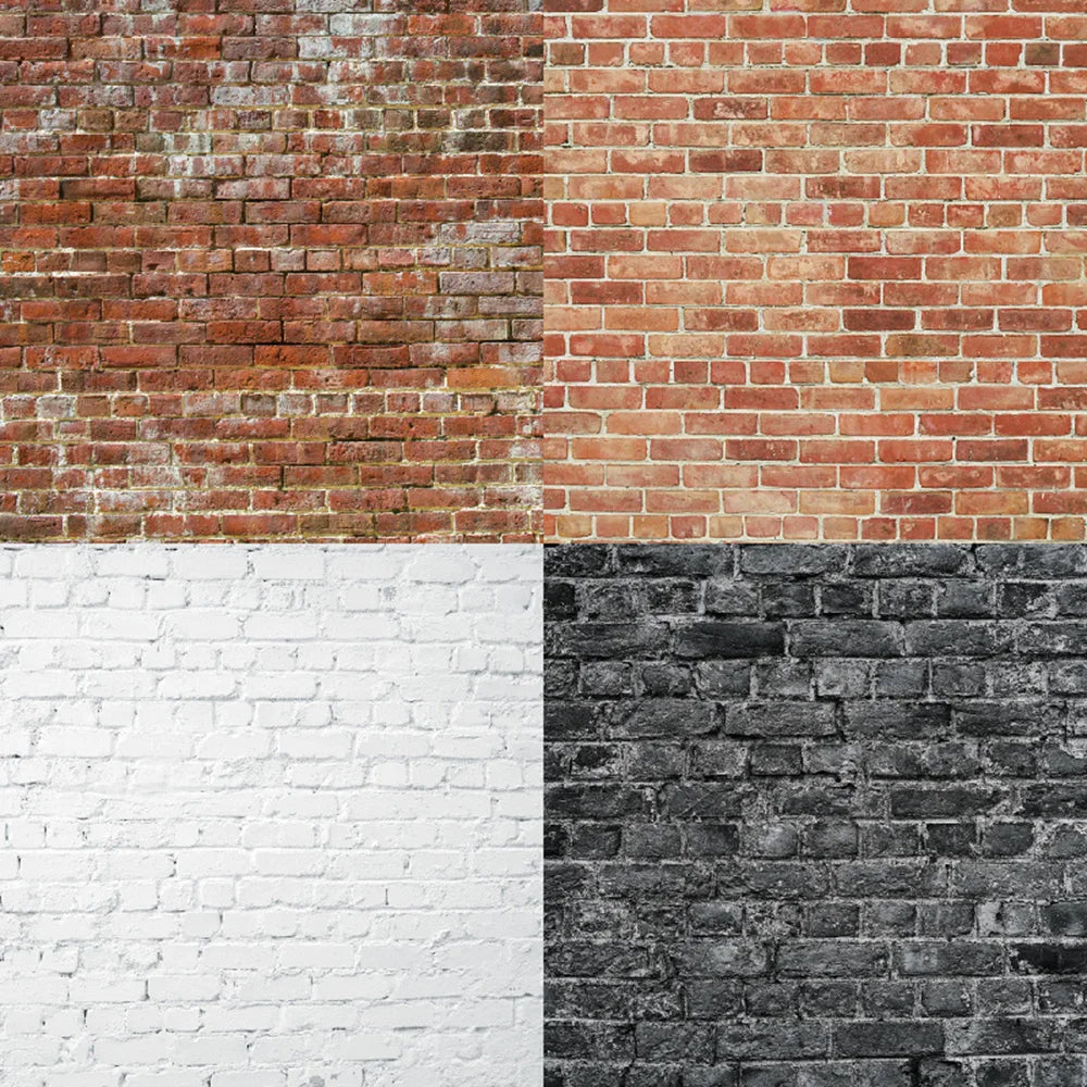 12 Sheets Brick Wall Pattern Scrapbooking Paper