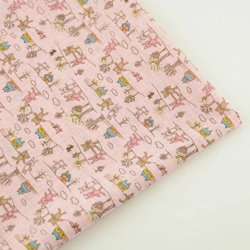 Thin Classical Flowers Design 100% Cotton Fabric