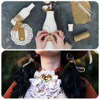 10 Yards Natural Burlap Ribbon