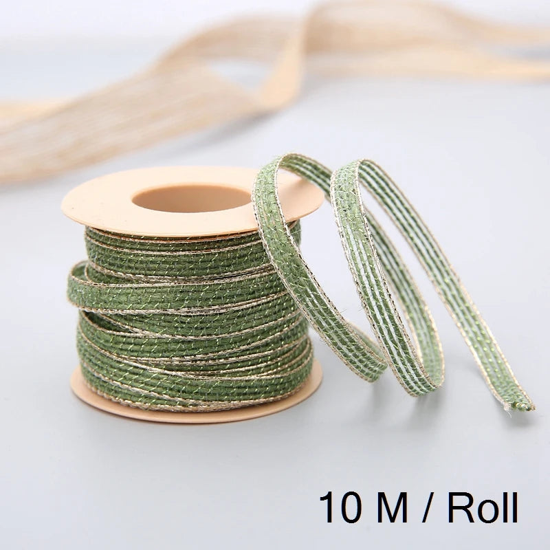 10M/Roll Vintage Jute Burlap Rolls