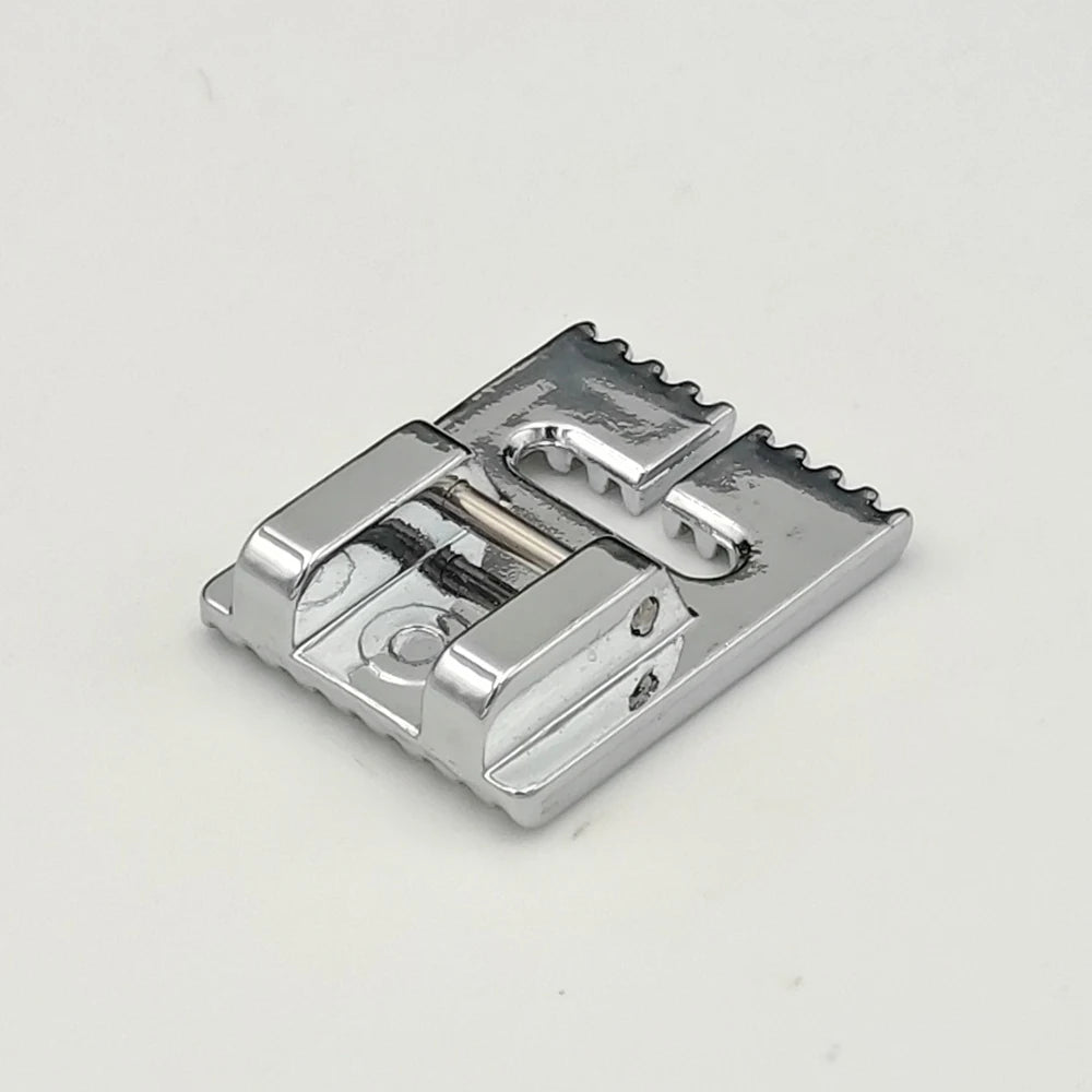 3Pcs/Set Double Needles Size 2/3/4mm And Wrinkled 9 Grooves Sewing Presser Foot