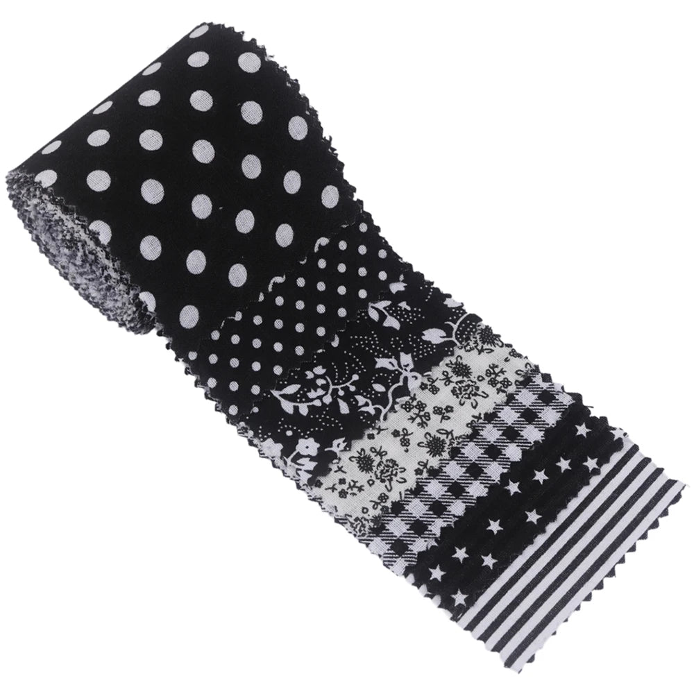 Pre-Cut Jelly Roll Cotton Fabric