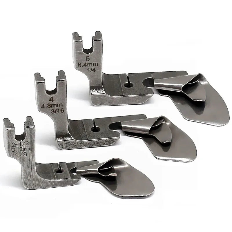 Multi-Function Curved Hemming Foot Hem Pull Tube Presser Foot