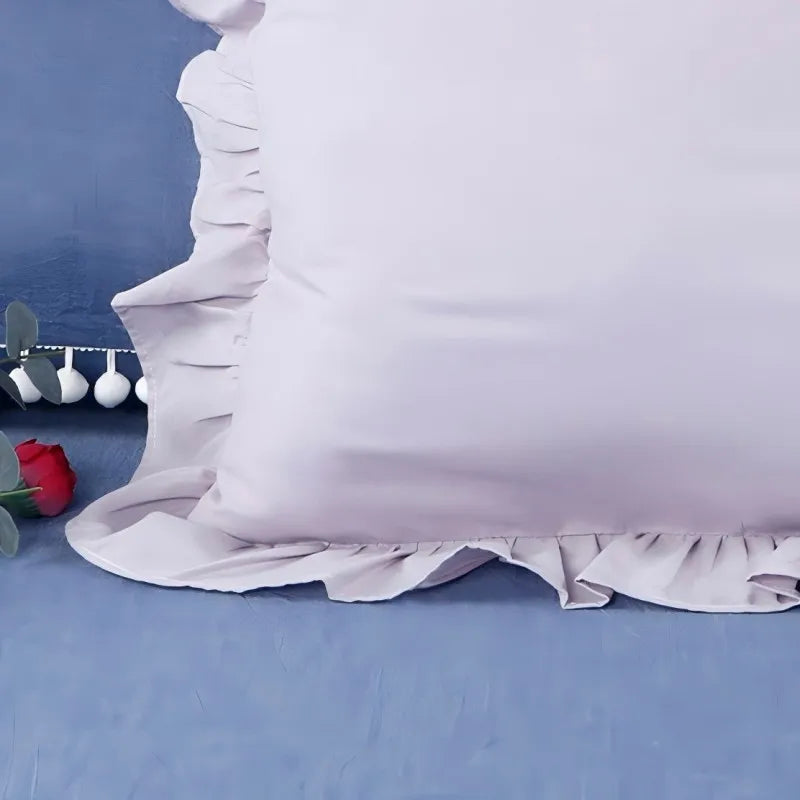 1-Pack Pillowcases with Ruffles (No Pillow Core)