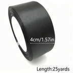 black ribbon 1-5cm wide