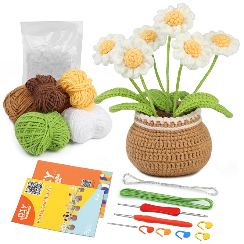 Crochet Flower Kit