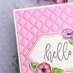 Padded Quilt 3D Embossing Folder Square