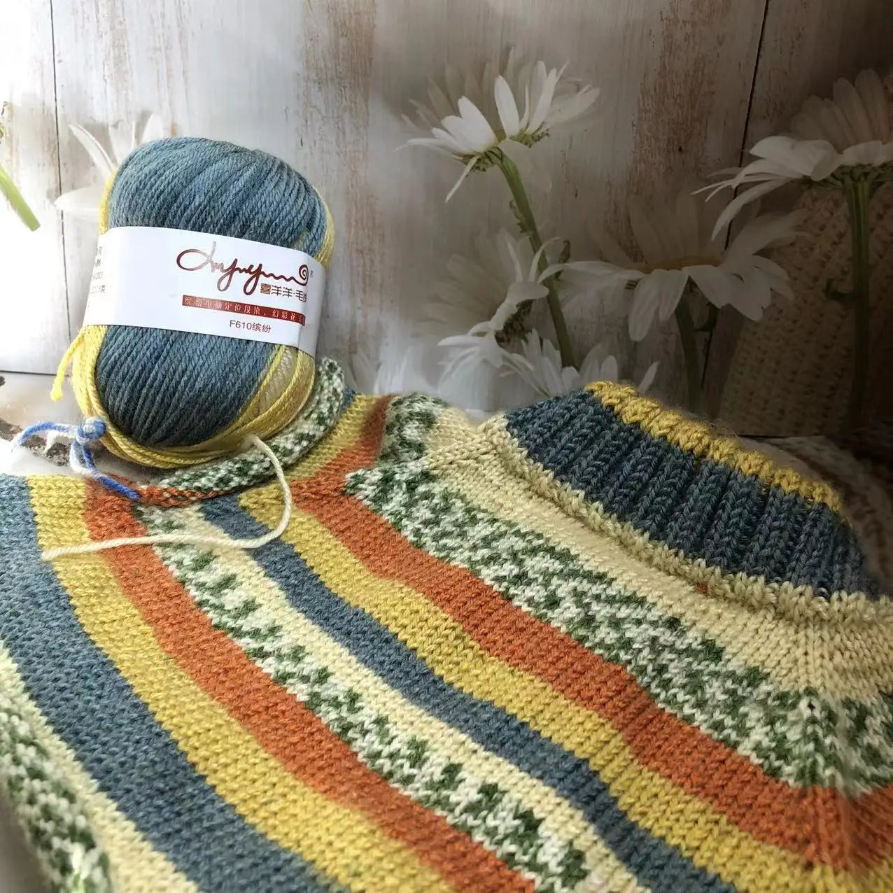 100% Cotton Handwoven Medium and Fine Dyed Yarn