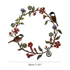 Flowers Wreath Wall Art