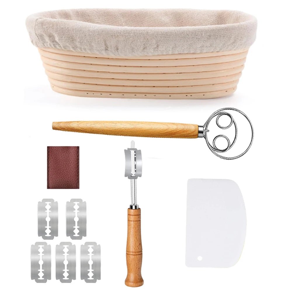 Banneton Bread Proofing Basket Set