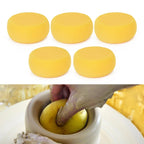 5pcs/set Pottery Round Sponge Water Absorbent