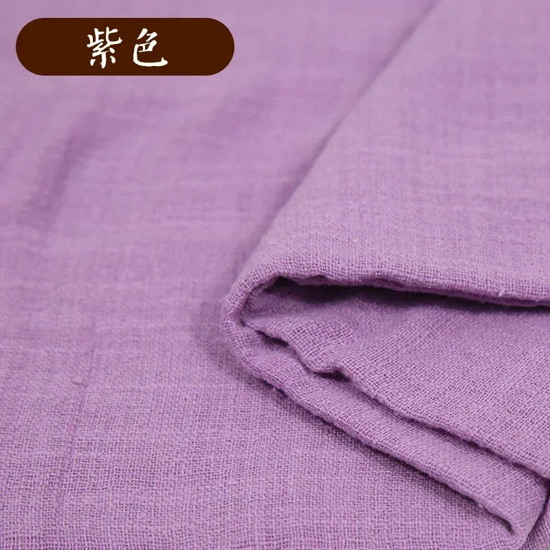 Soft Thin Linen Cotton Fabric