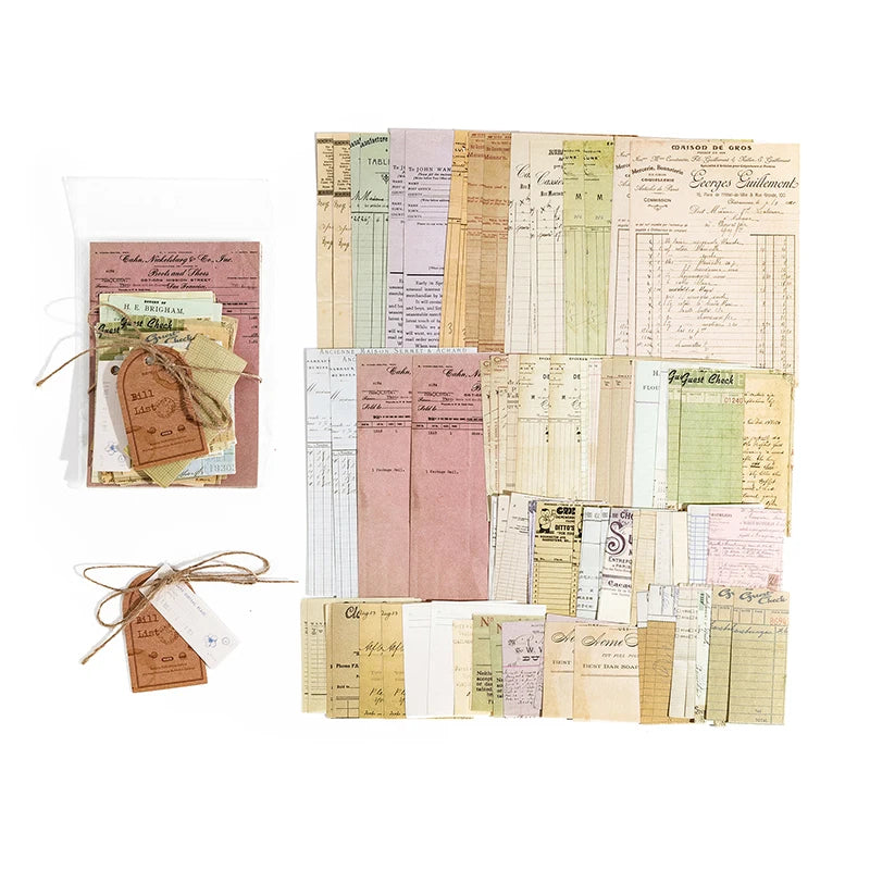 100pcs/pack Decor Scrapbook Vintage Materials Paper