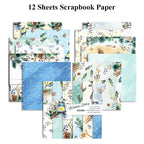 12 Sheet Scrapbook Paper 30x30cm