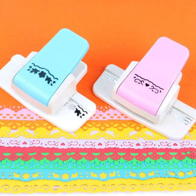 Colorful Paper Edge Embossing Punch Multiple Patterns