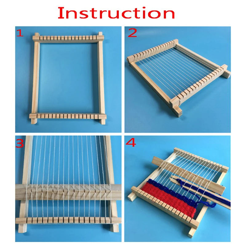 Wooden Weaving Loom Hand Knitting Machine