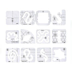 Quilting Tools Patchwork Ruler Templates Set