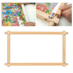 Wooden Scroll Embroidery Frame Cross Stitch Sewing Quilting