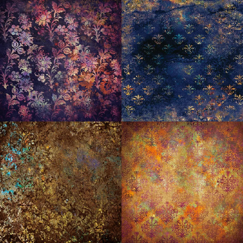 12 / 24 sheets 6'' Vintage color Mixture Scrapbook Paper