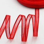 (50 Yards/roll) 3/8'' (10mm) Broadside Organza Ribbons