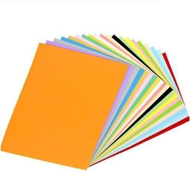 Assorted Colors A4 250g Double-Sided Color Cardstock