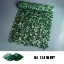 1M/3M Artificial Green Leaf Fence Panels Faux Privacy Fence Screen For Home Outdoor Garden Balcony Decoration