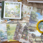 100 sheets/book, materials for seasonal scenery patterns