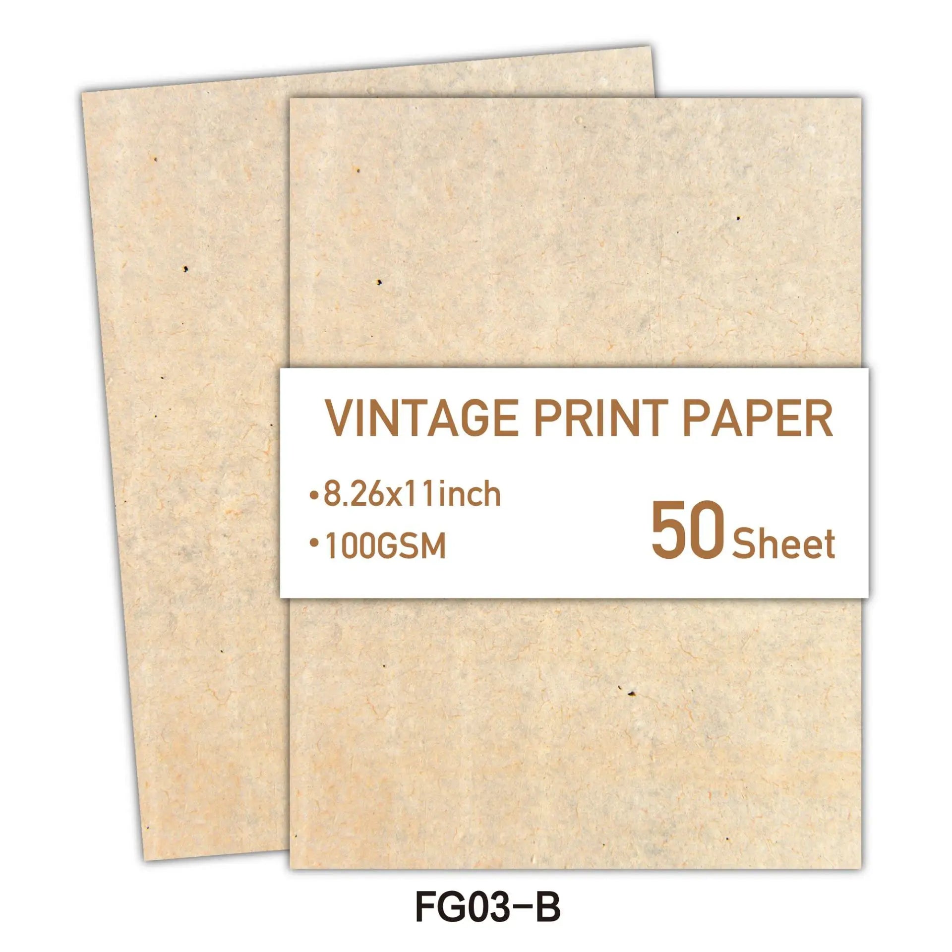 Scrapbook Craft Paper Vintage A4 Double-sided Writing Printing Paper