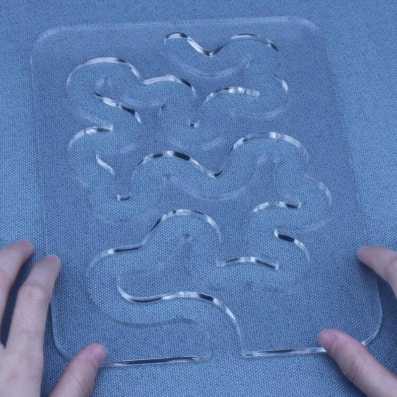 1 Pc New Practical Essential Templates For Free Motion Quilting