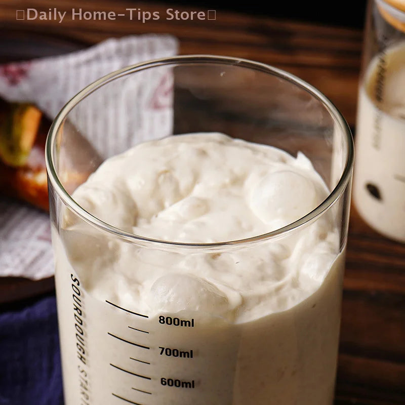 Sourdough Starter Fermentation Jar